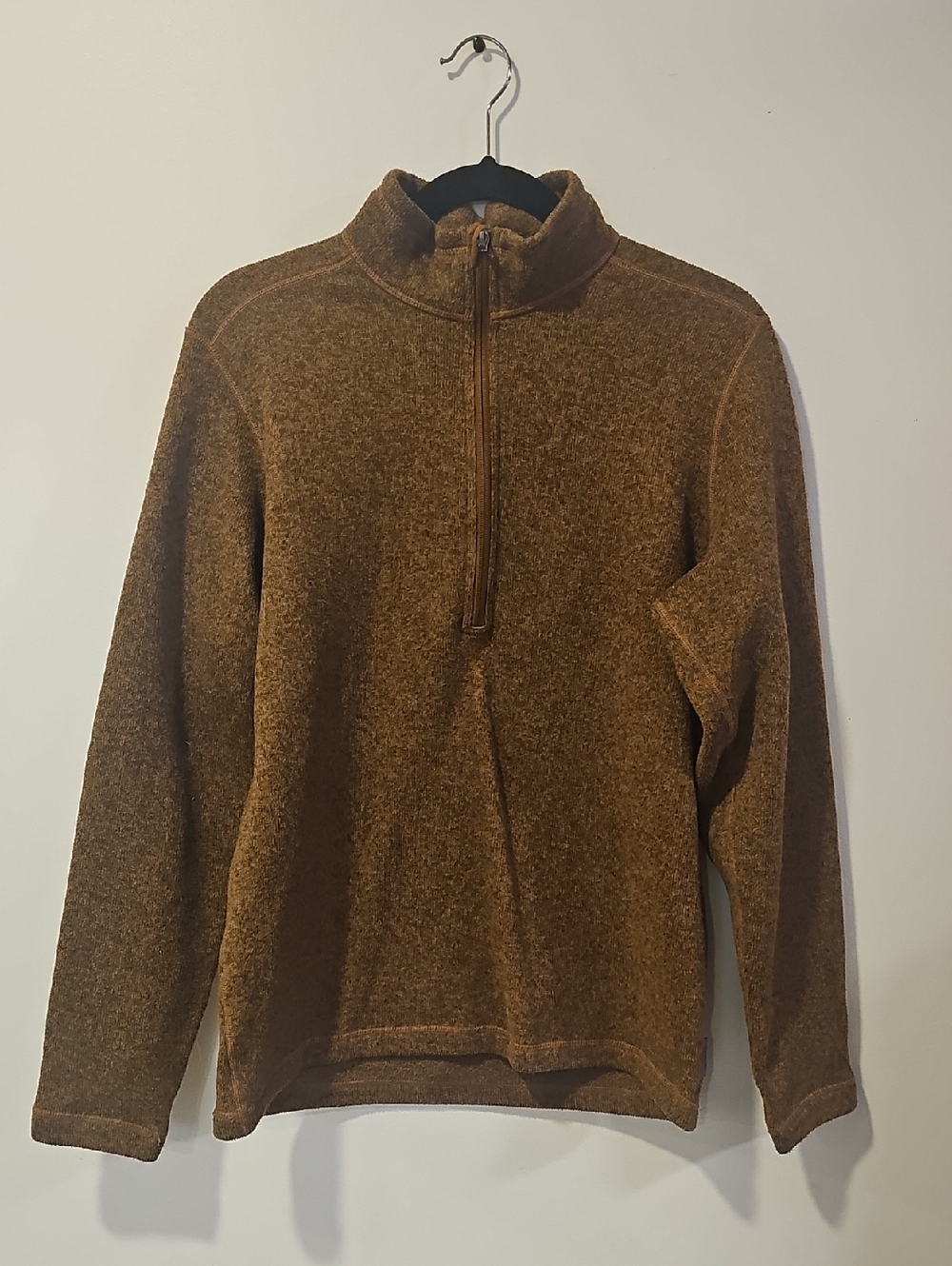 Eastern Mountain Sports Men's Zip-Neck Sweater - Brown